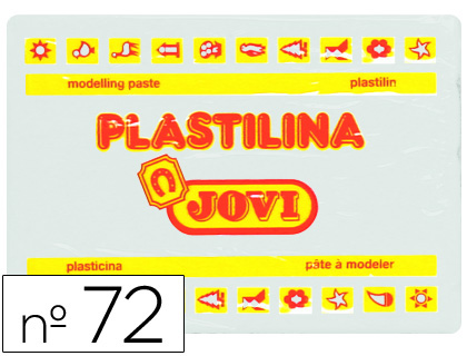 Barra 350g. plastilina Jovi 72 blanco